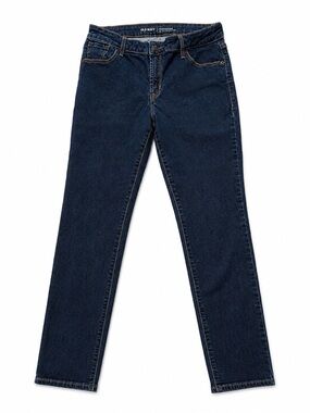 Old Navy Rockstar Dark Blue Mid-Rise Skinny Jeans Women’s Size 10 Short